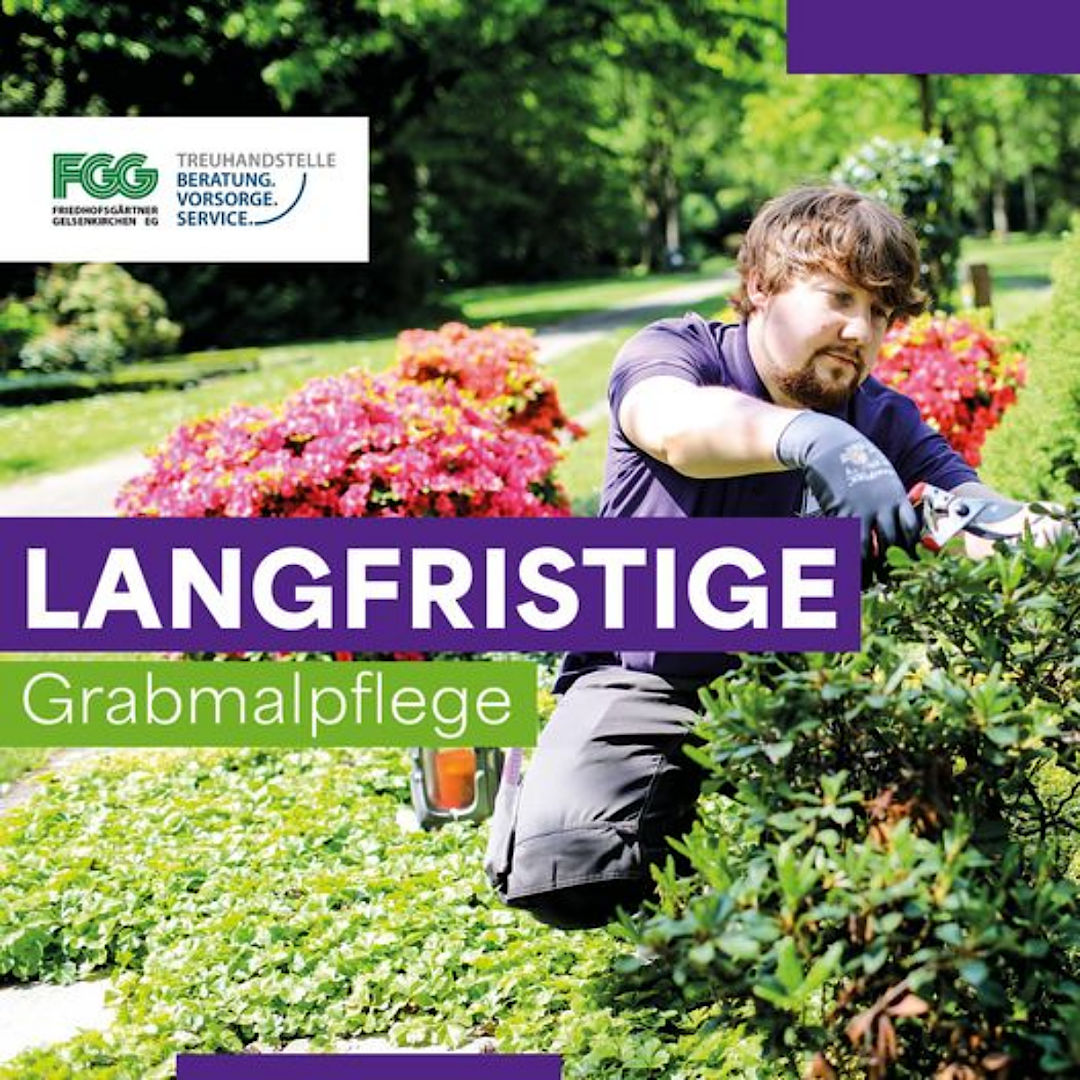 Langfristige Grabmalpflege